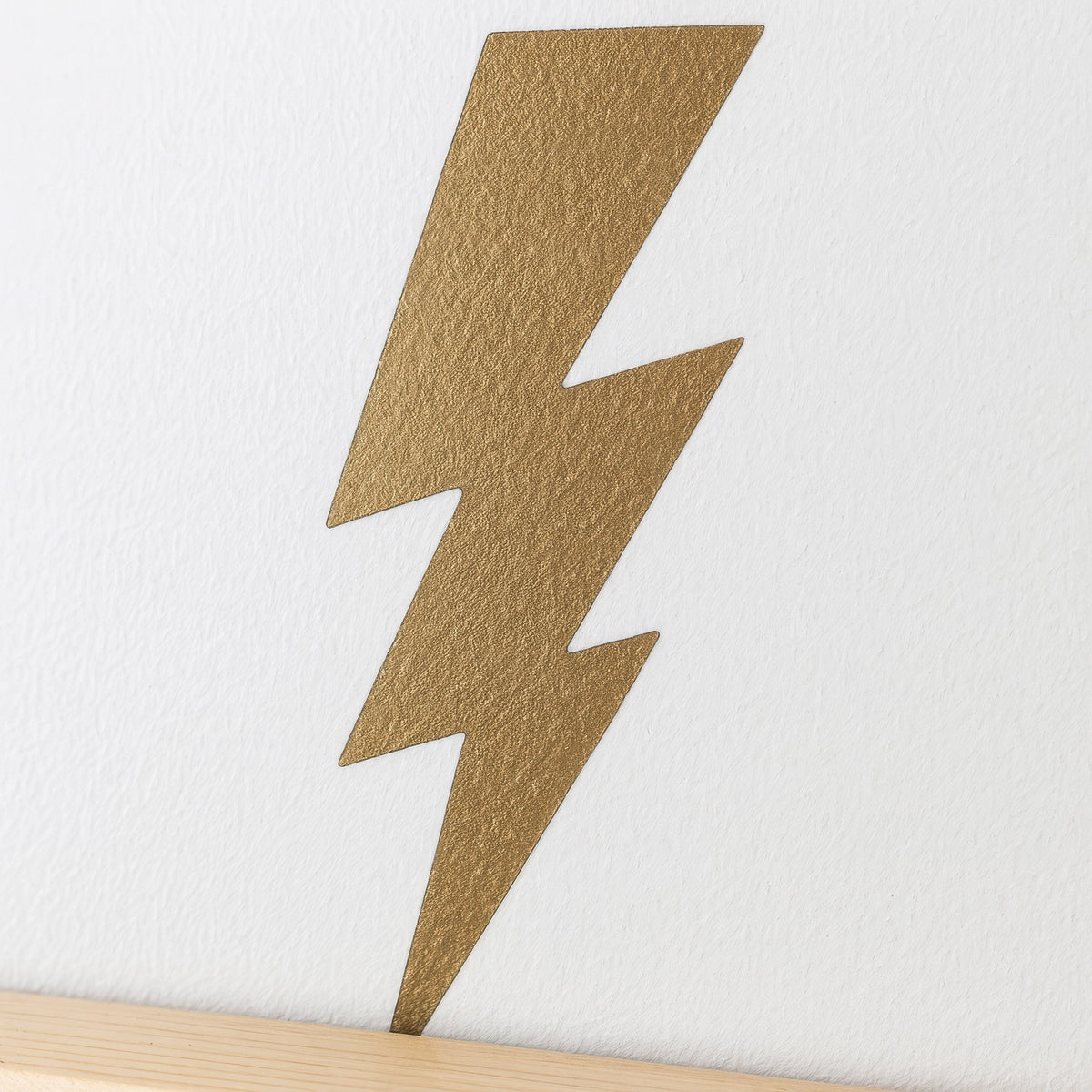 Lightning Bolt Wall Decals Set, Vinyl Thunderbolt Stickers