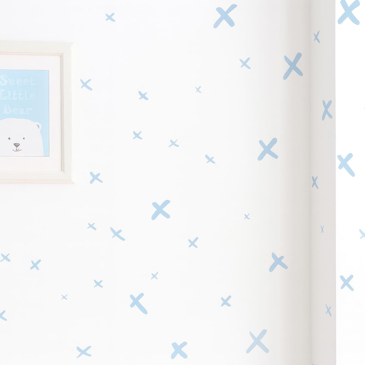 Minimalist X Wall Decals Set decal sheet flat-lay