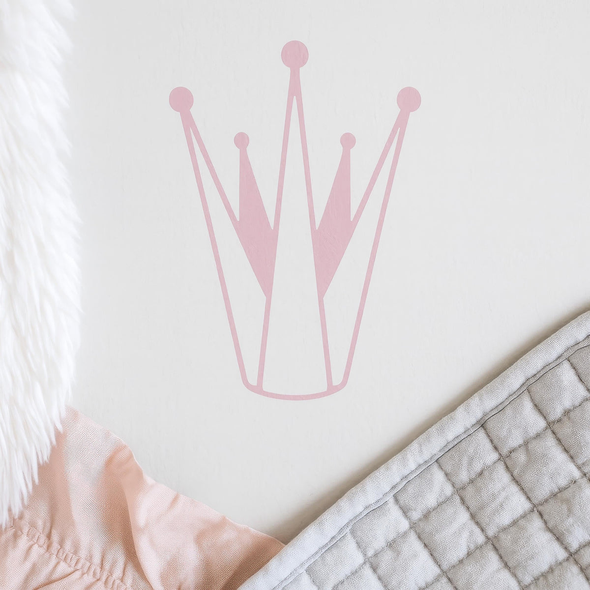 Crown Wall Decals Set (32 or 64) shown in a home interior