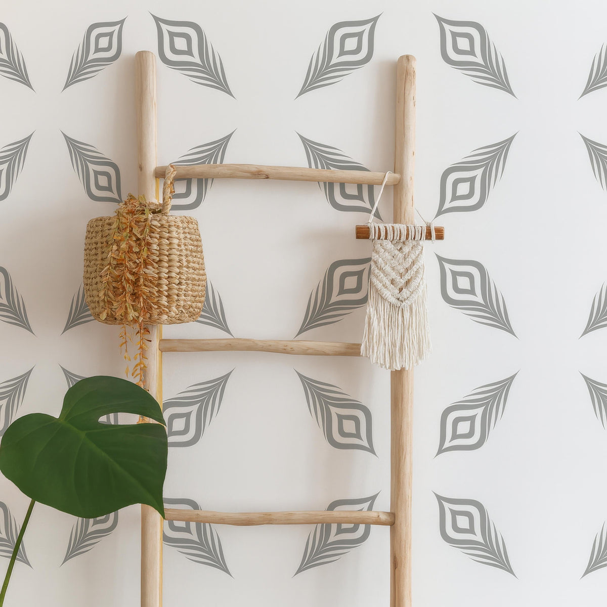 Feather Wall Decals Set of 30 or decal sheet flat-lay