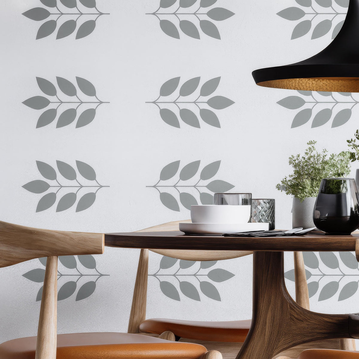 Branch Wall Decals Set of 36 or styled in a room setting