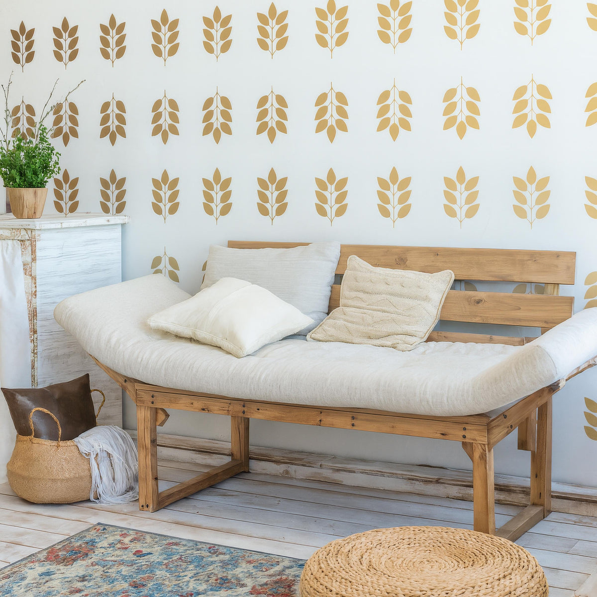 Branch Wall Decals Set of 36 or shown in a home interior
