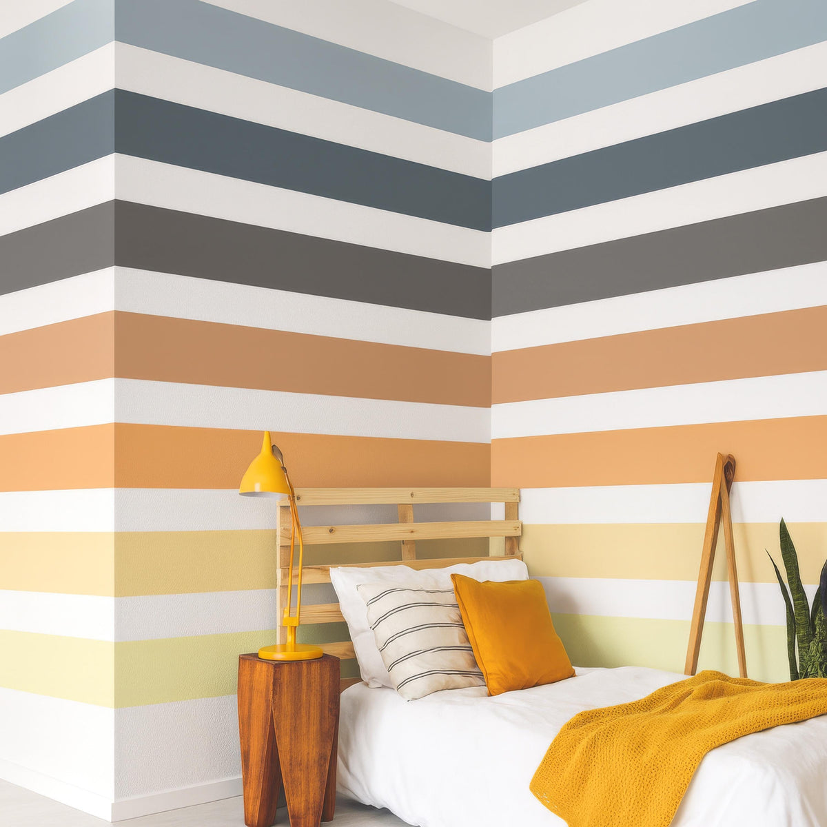 Stripe Wall Decals Set of decal sheet flat-lay