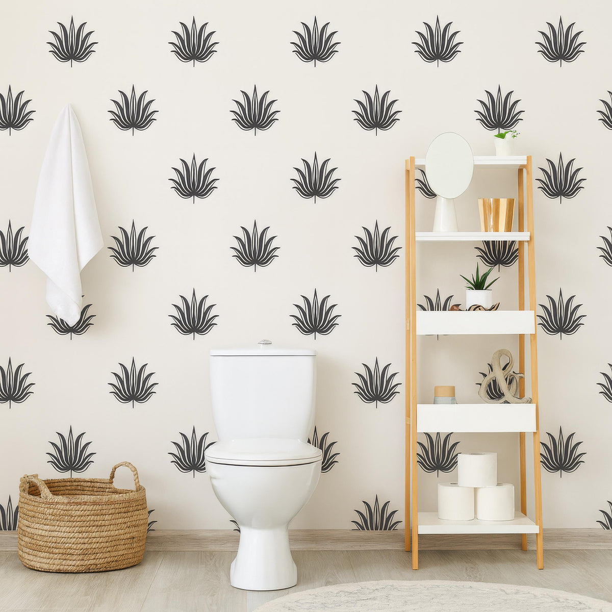 Palm Leaf Wall Decals decal sheet flat-lay