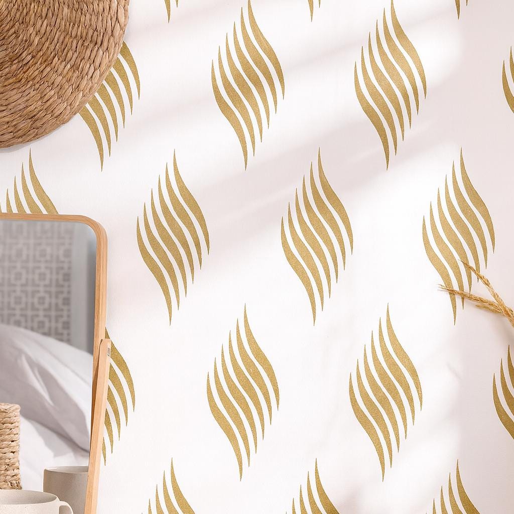 Boho Wall Decals Set of 22 or installed on a styled wall