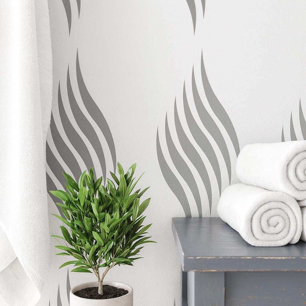 Boho Wall Decals Set of 22 or decal sheet flat-lay