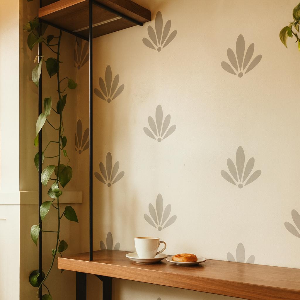 Boho Wall Decals Set of 36 or styled in a room setting