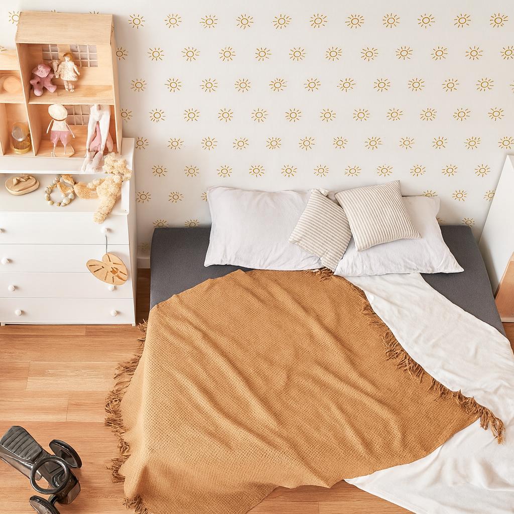 Sun Wall Decals Set of 45 or shown in a home interior