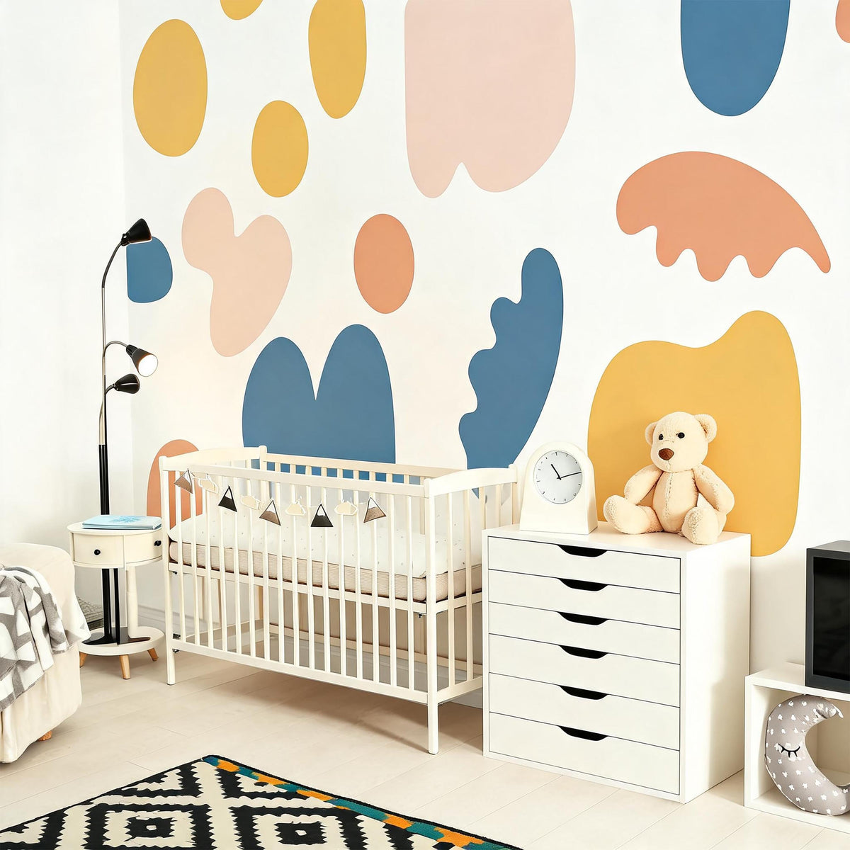 Abstract Wall Decals size reference on a wall