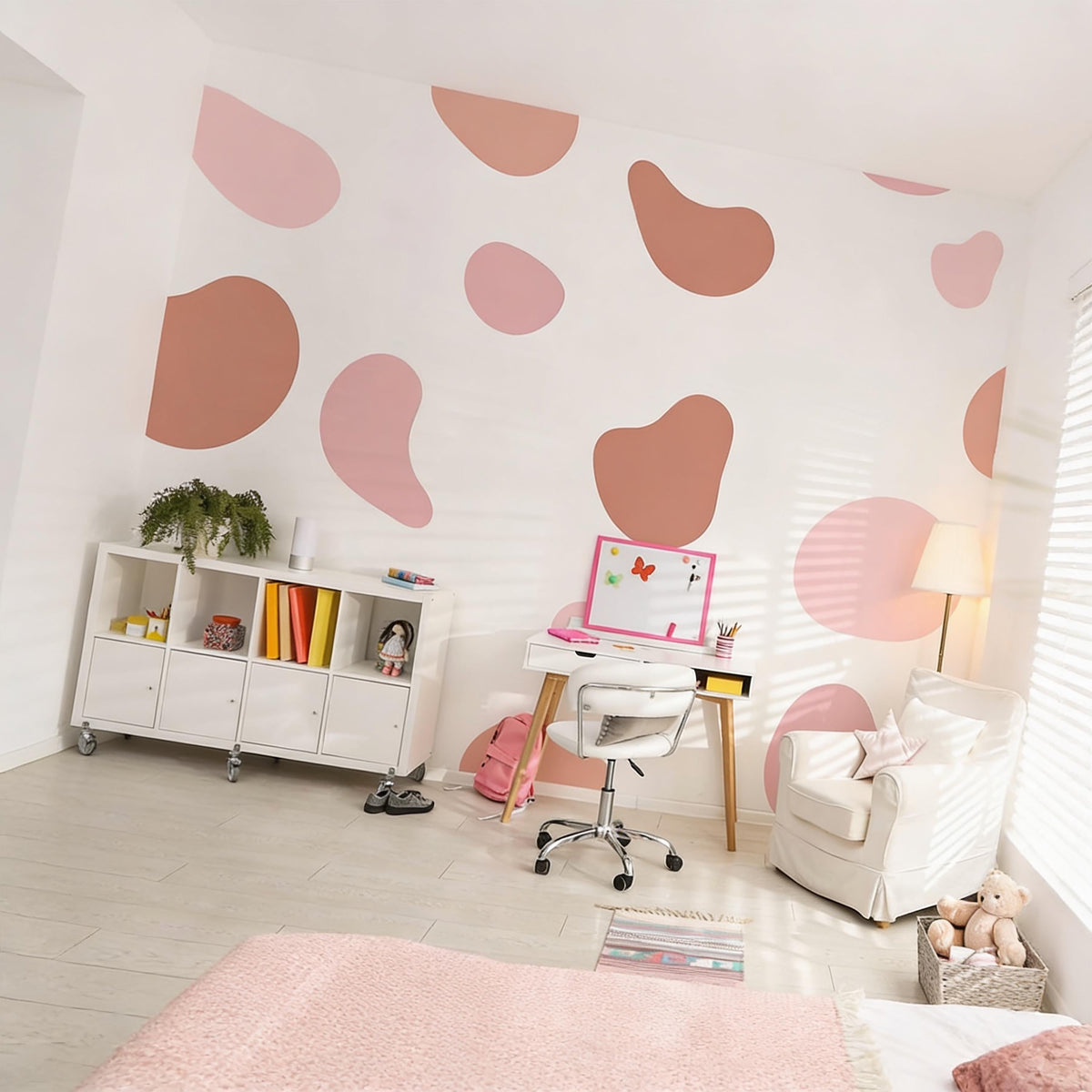 Abstract Wall Decals Set close-up styled detail