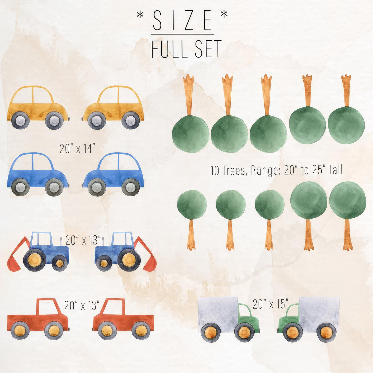 Vehicle Wall Decals Vinyl shown in a home interior