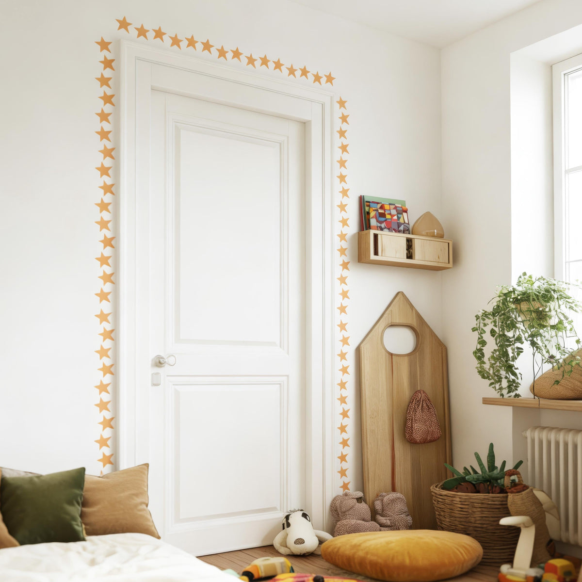 Star Wall Decal Border decal sheet flat-lay