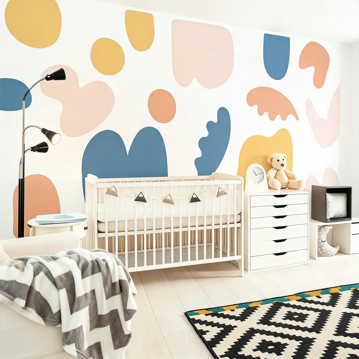 Abstract Wall Decals close-up styled detail