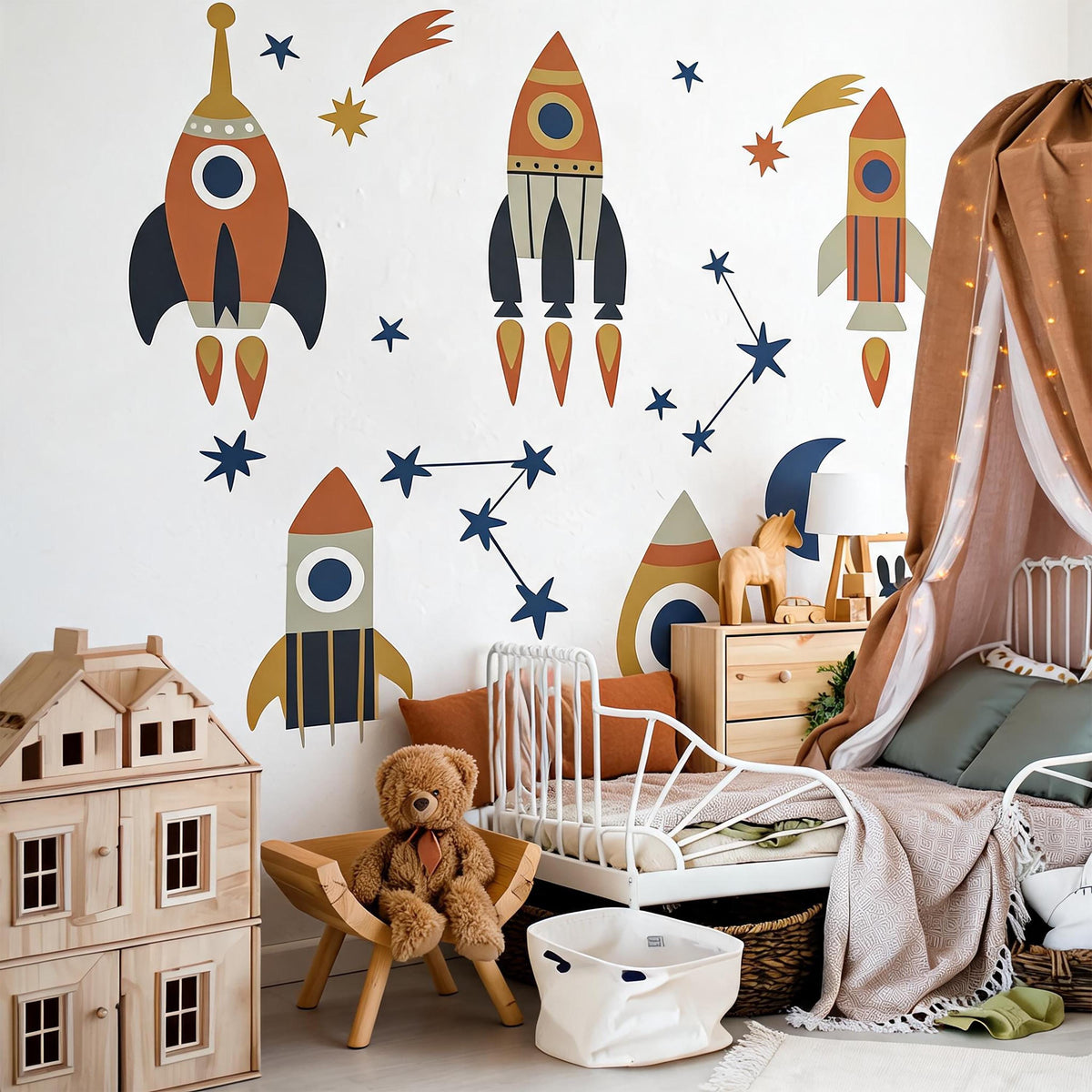 Space Wall Decals decal sheet flat-lay