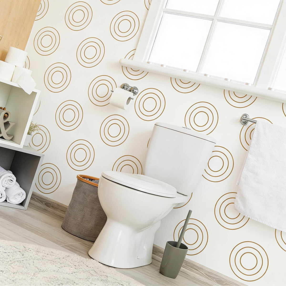 Circle Wall Decals Vinyl decal sheet flat-lay