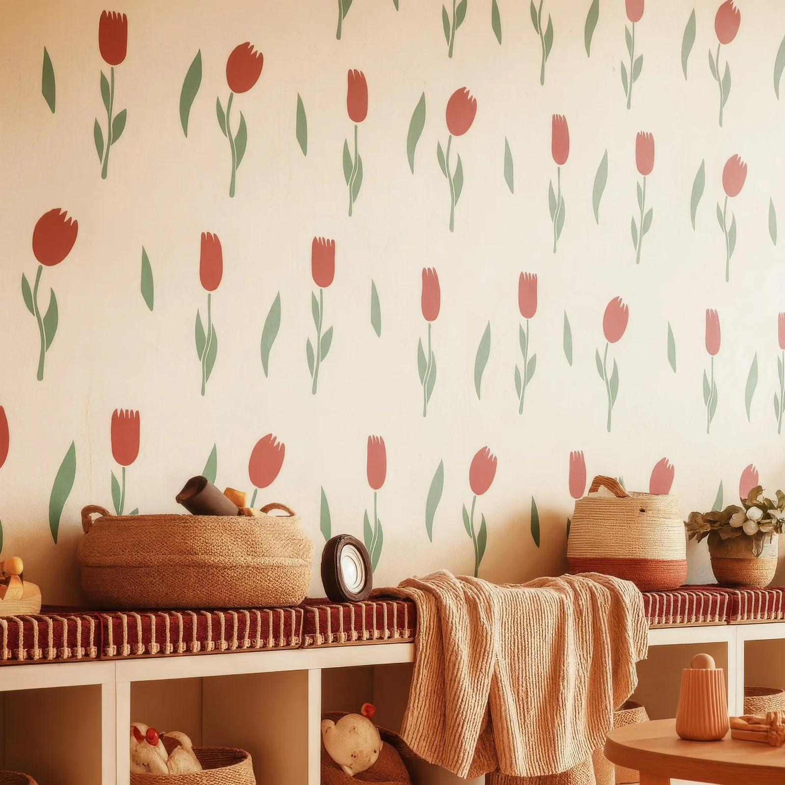 Willa's tulip wall